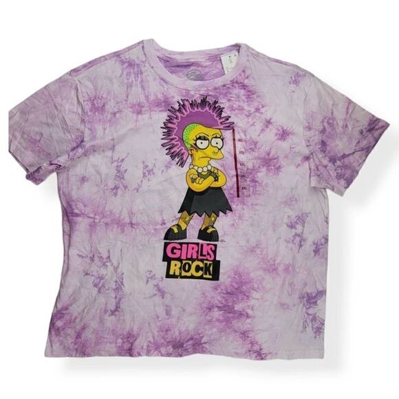 The Simpson Purple Tie Dye T-Shirt 2X - Picture 1 of 1